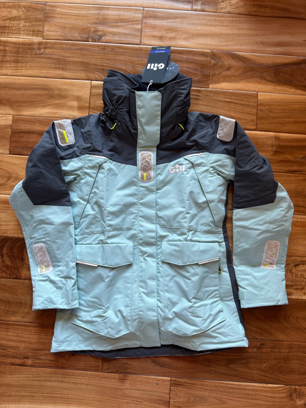 Women’s NWT Gill Offshore Light Blue and Black Sailing Jacket
